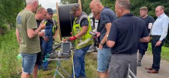 Successful Blowing Result Propels Fiber Cable 1842 Meters Without Stopping Successful Blowing Result Propels Fiber Cable 1842 Meters Without Stopping